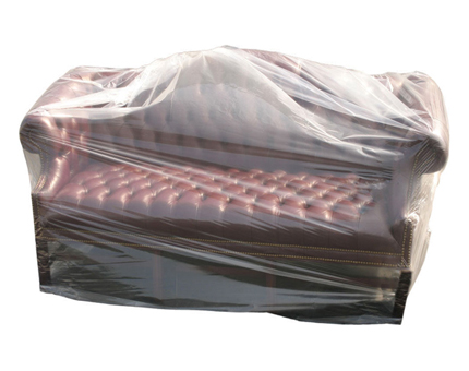 Clear Polythene 3 Seat Sofa Cover